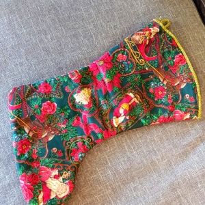Christmas stocking, Santa print